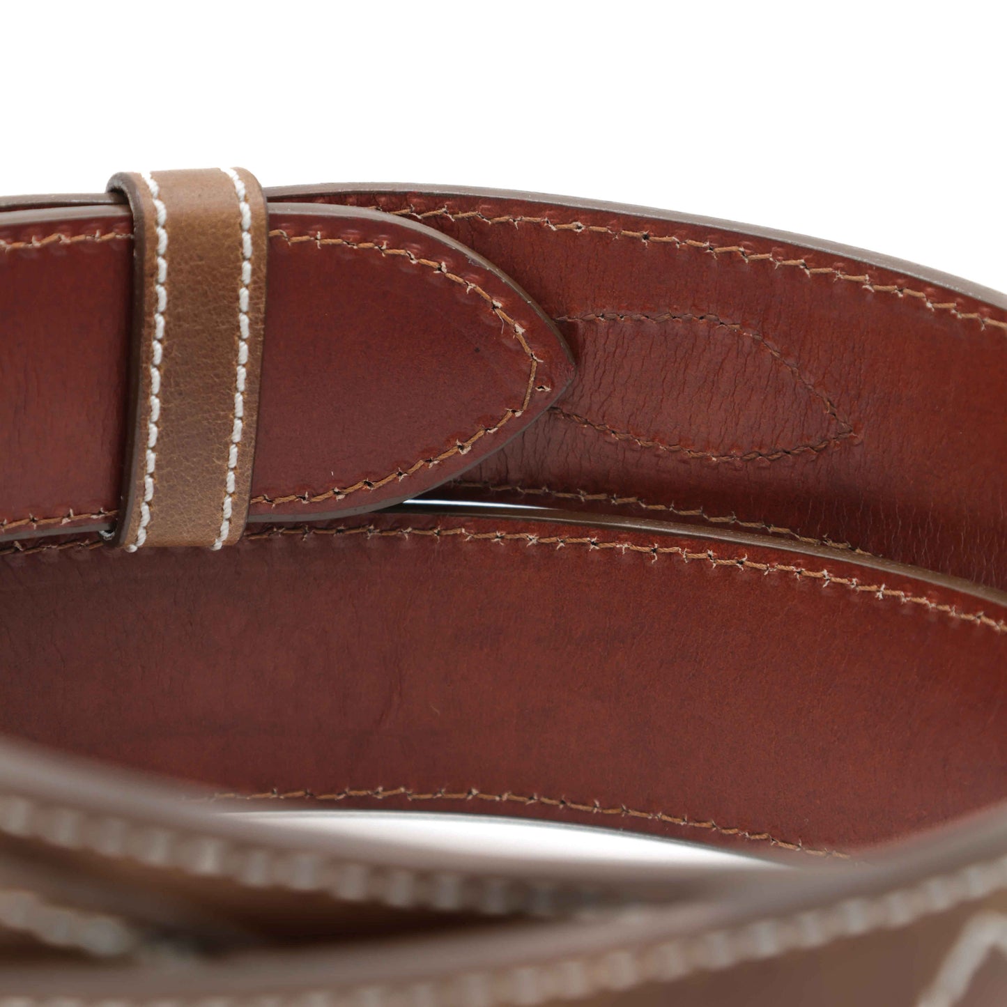 Brown Ranger Ranch Hand Cow Hide Leather Belt