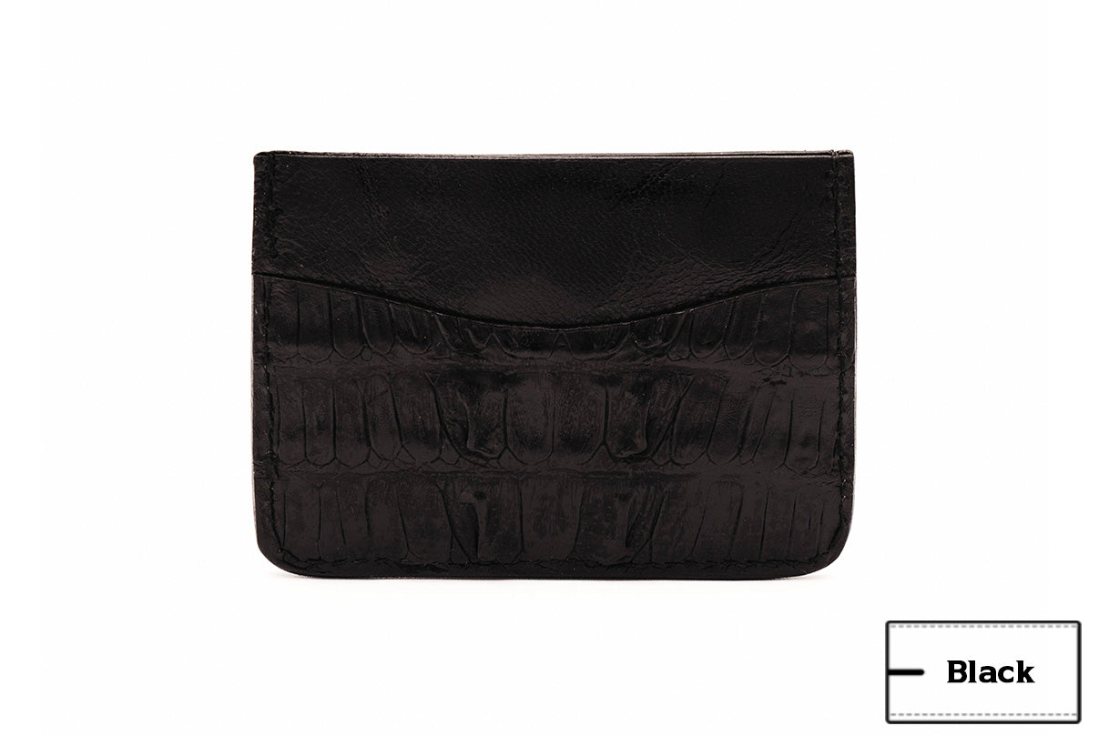 Black Alligator Leather Wallet