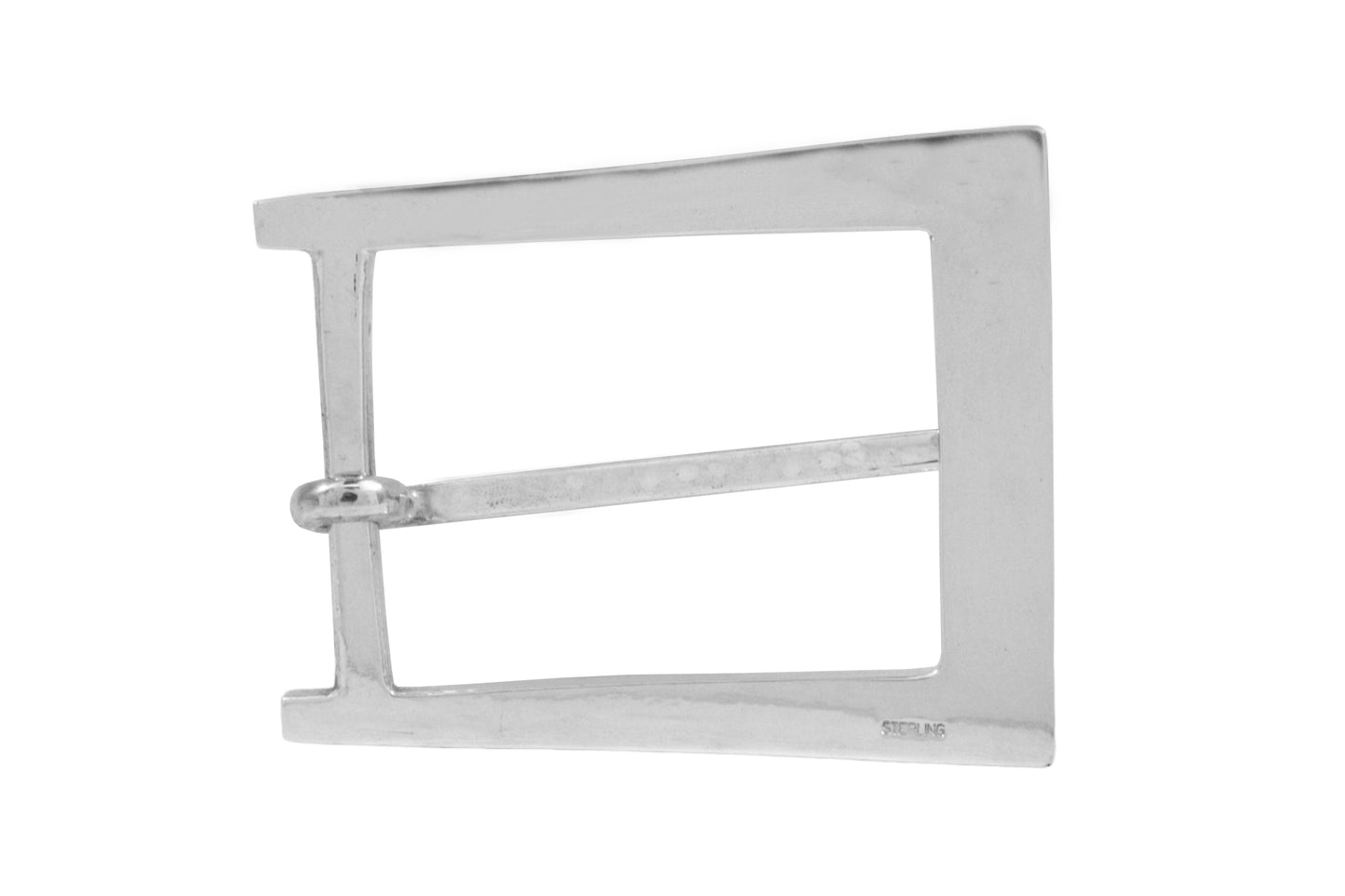 LUX Square Solid Sterling Silver Belt Buckle