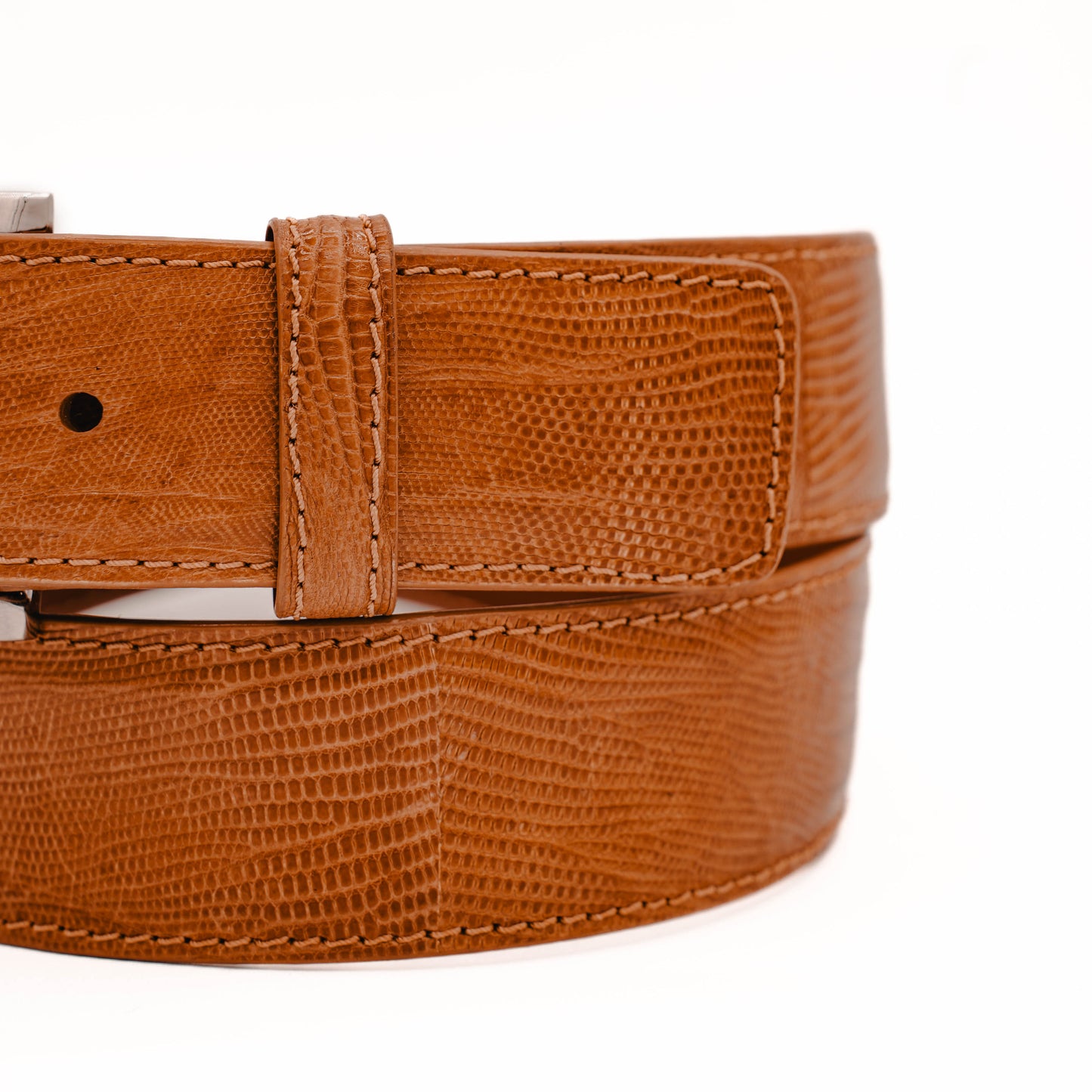 Honey Lizard leather Belt