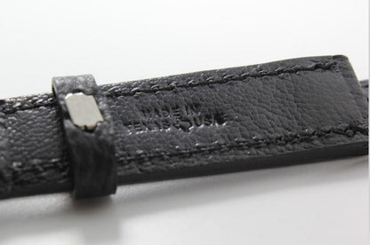 Genuine Black Shark leather Watch Strap