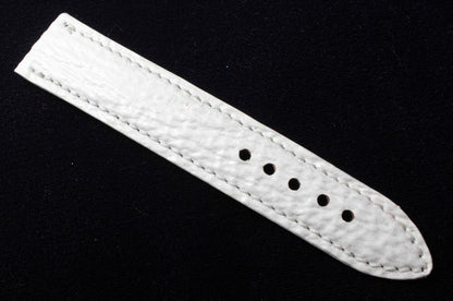 Genuine White Shark leather Watch Strap