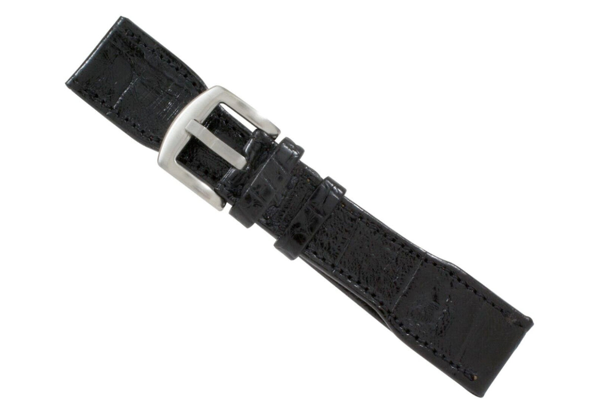 IWC Pilot  Black Alligator Leather Watch Strap