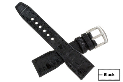 IWC Pilot  Black Alligator Leather Watch Strap