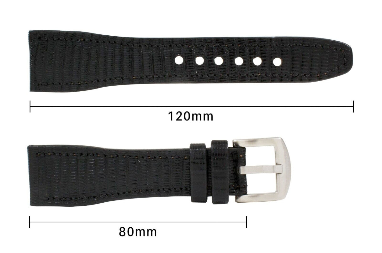 IWC Pilot Black Lizard Watch Strap