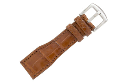 IWC Pilot Cognac Alligator Leather Watch Strap