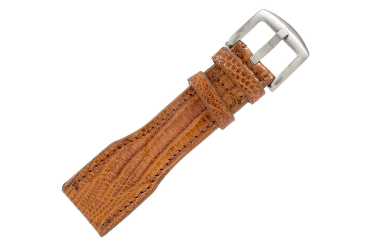 IWC Pilot Cognac Lizard Watch Strap