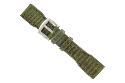 IWC Pilot Olive Green Lizard Watch Strap