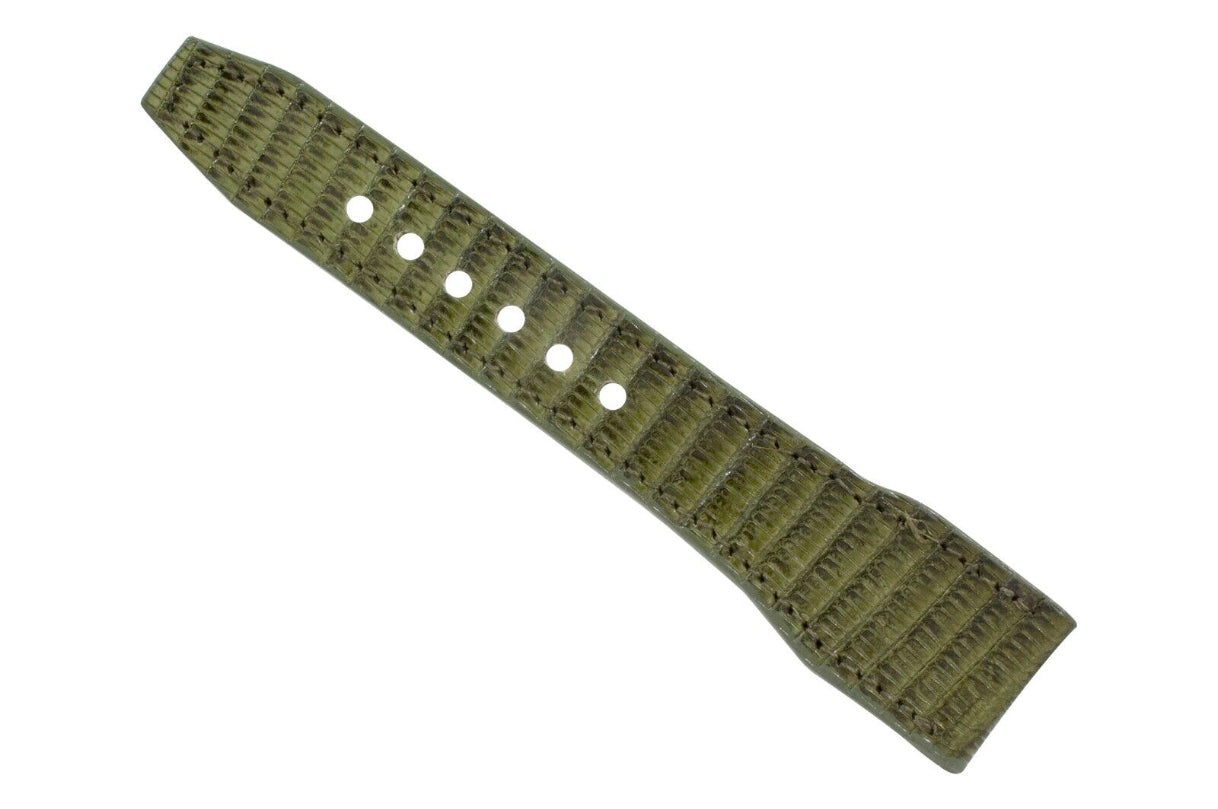 IWC Pilot Olive Green Lizard Watch Strap