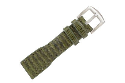 IWC Pilot Olive Green Lizard Watch Strap