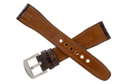 IWC Pilot  Brown Alligator Leather Watch Strap