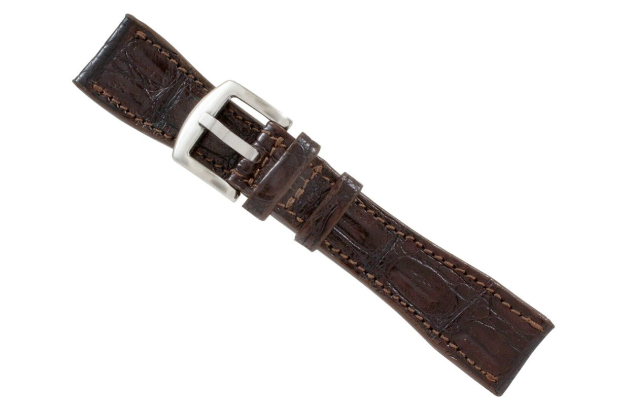 IWC Pilot  Brown Alligator Leather Watch Strap