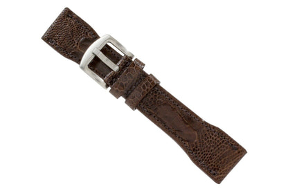 IWC Pilot Brown Ostrich Leg Leather Watch Strap