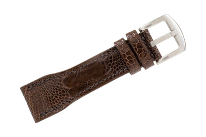 IWC Pilot Brown Ostrich Leg Leather Watch Strap