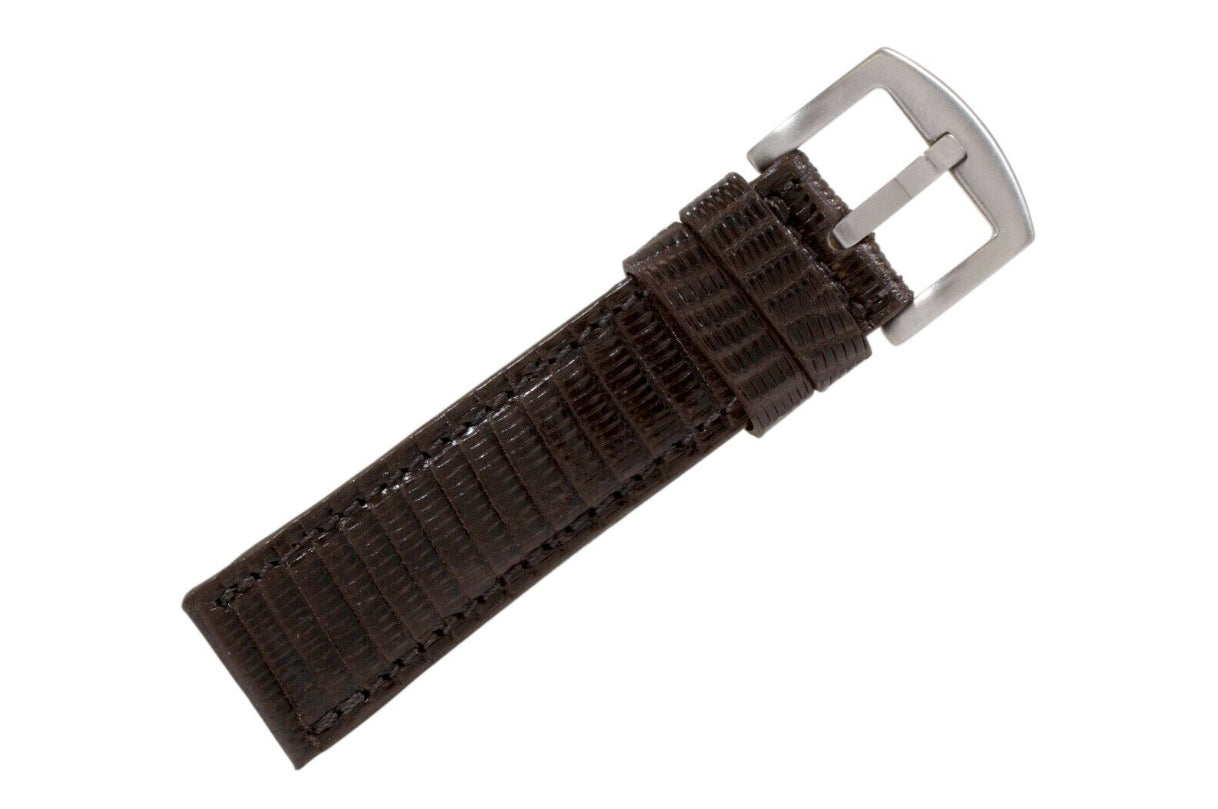 Brown Lizard Leather Watch Strap