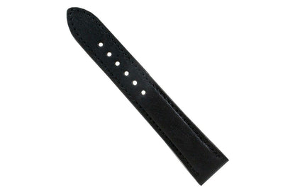 Handmade Black Goat Leather Watch Strap