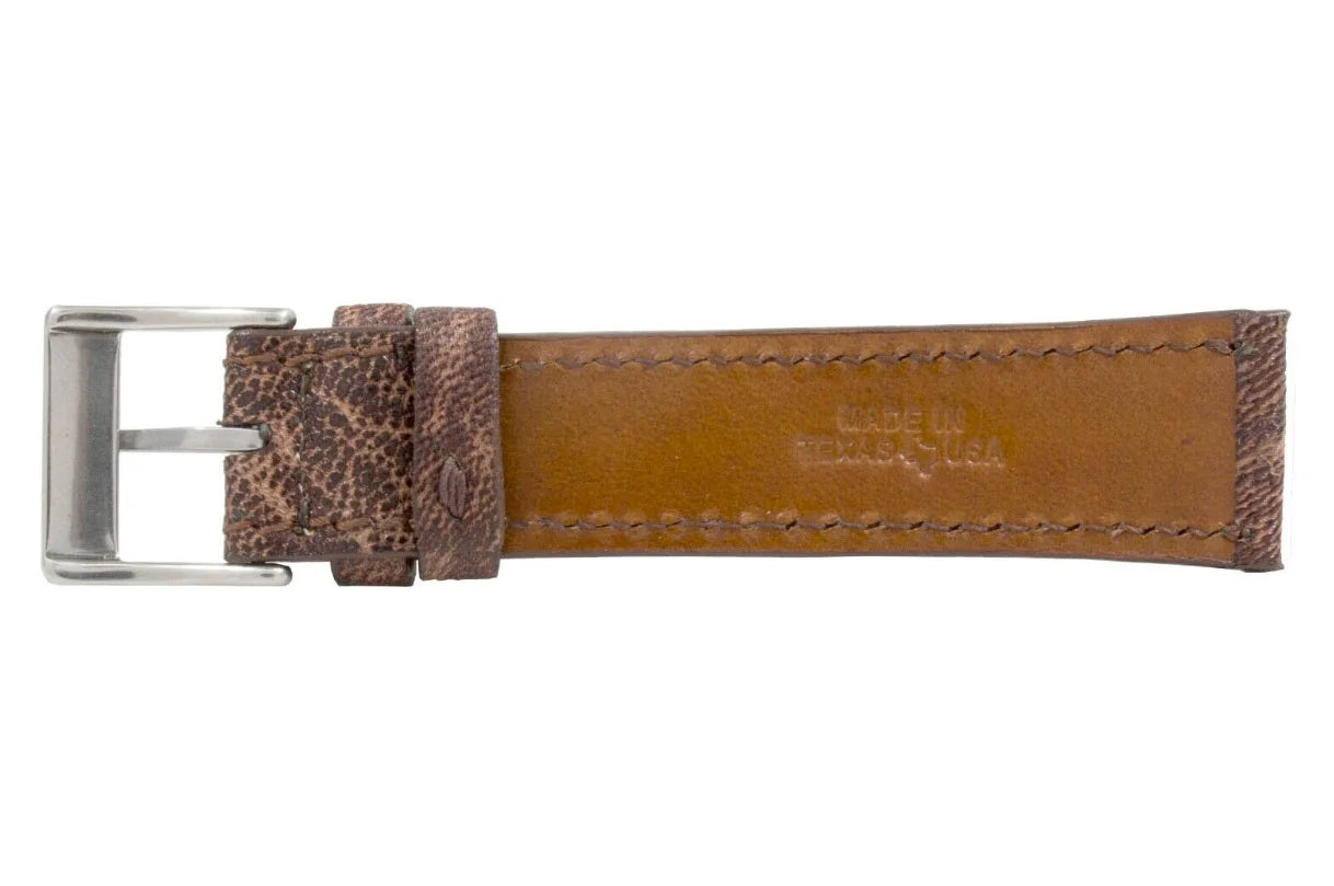 Rustic Brown Goat Leather Watch Strap