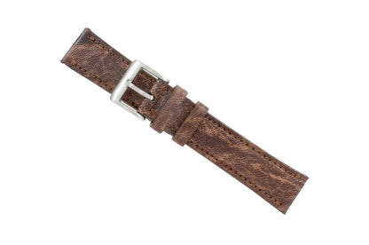 Rustic Brown Goat Leather Watch Strap