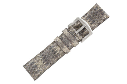 Natural Texas Diamondback Rattlesnake Leather Watch Strap