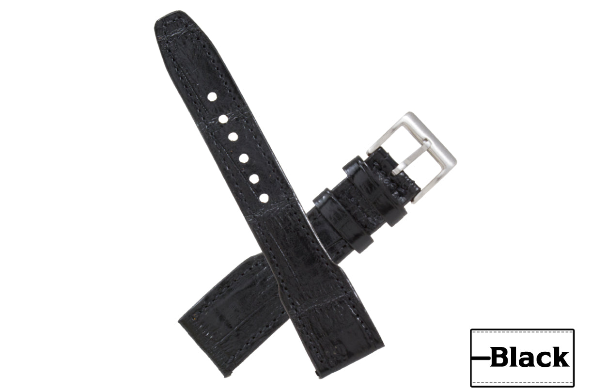 AAA Ultra IWC Black Alligator Leather Watch Strap