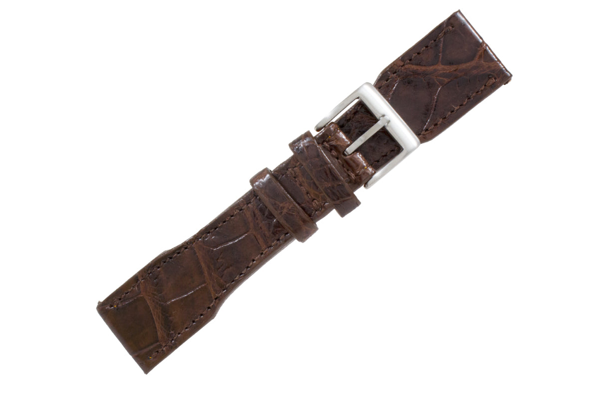 AAA Ultra IWC Brown Alligator Leather Watch Strap