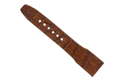 AAA Ultra IWC  Cognac Alligator Leather Watch Strap