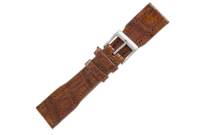 AAA Ultra IWC  Cognac Alligator Leather Watch Strap