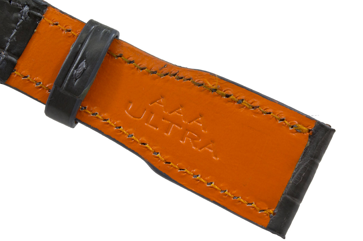 AAA Ultra IWC Grey Alligator Leather Watch Strap