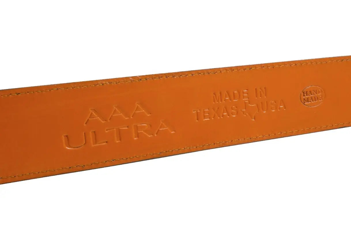 Genuine AAA ULTRA Brown Suede Alligator Leather Belt