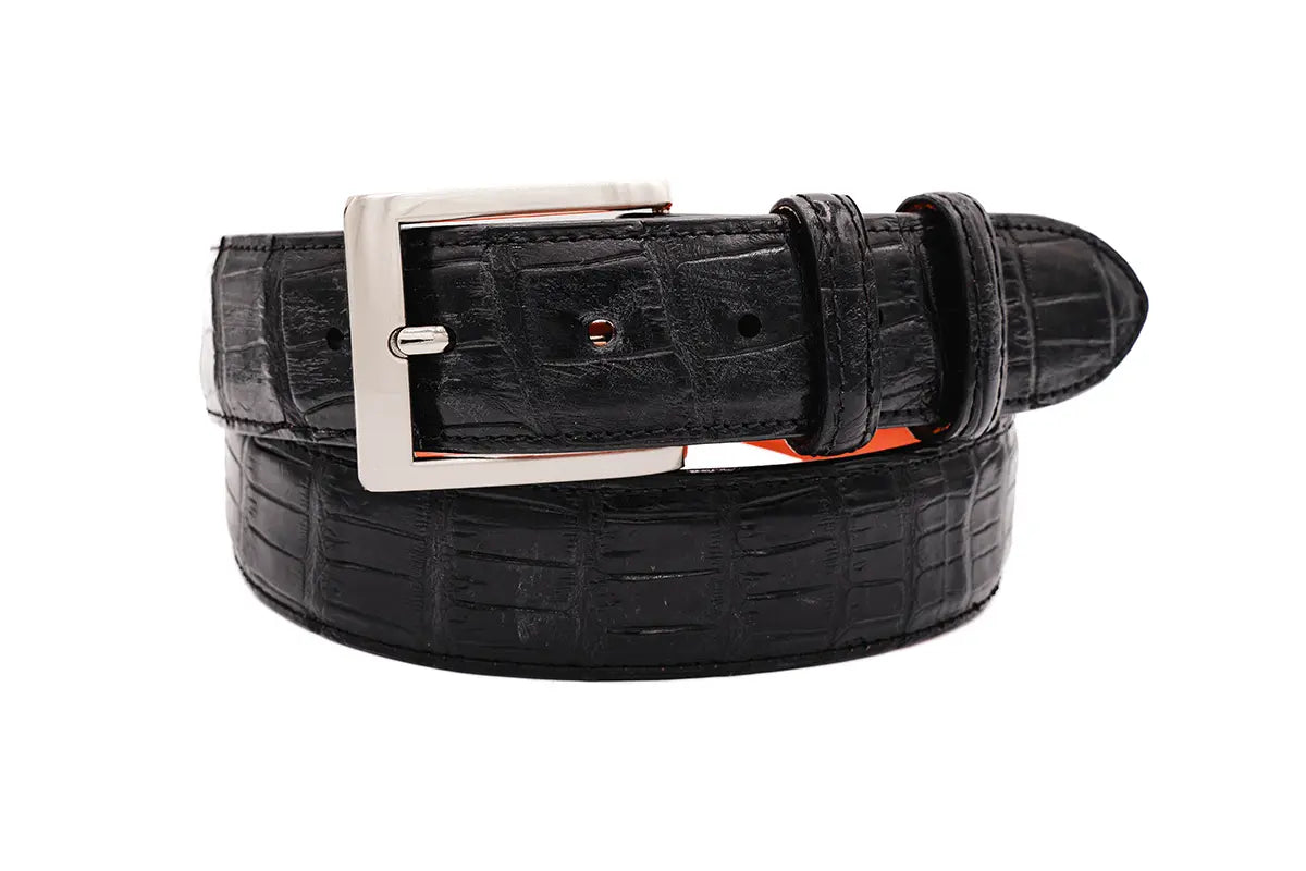 AAA ULTRA Black American Alligator Leather Belt (Copy)