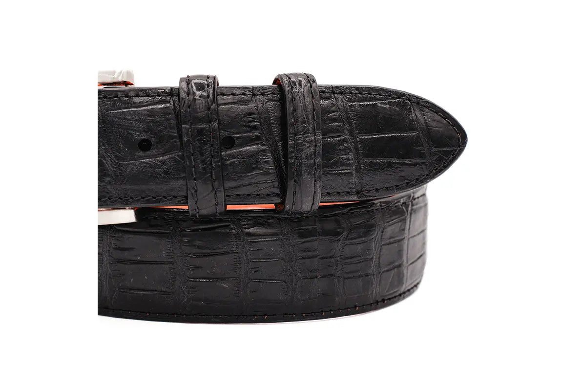 AAA ULTRA Black American Alligator Leather Belt (Copy)