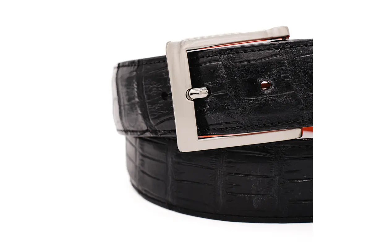 AAA ULTRA Black American Alligator Leather Belt (Copy)