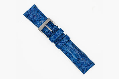 AAA Ultra Lapis Blue Ostrich Leg Leather Watch Strap