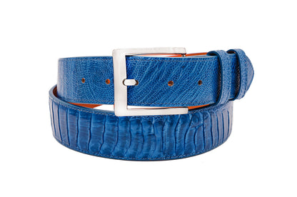 AAA Ultra Lapis Ostrich Leg Leather Belt