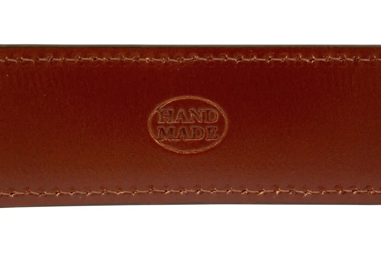 Brown Lizard Leather Belt