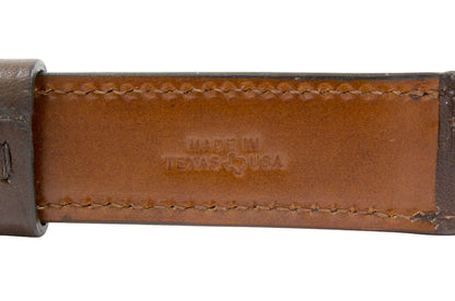 Brown Hand Tooled Leather Watch Strap