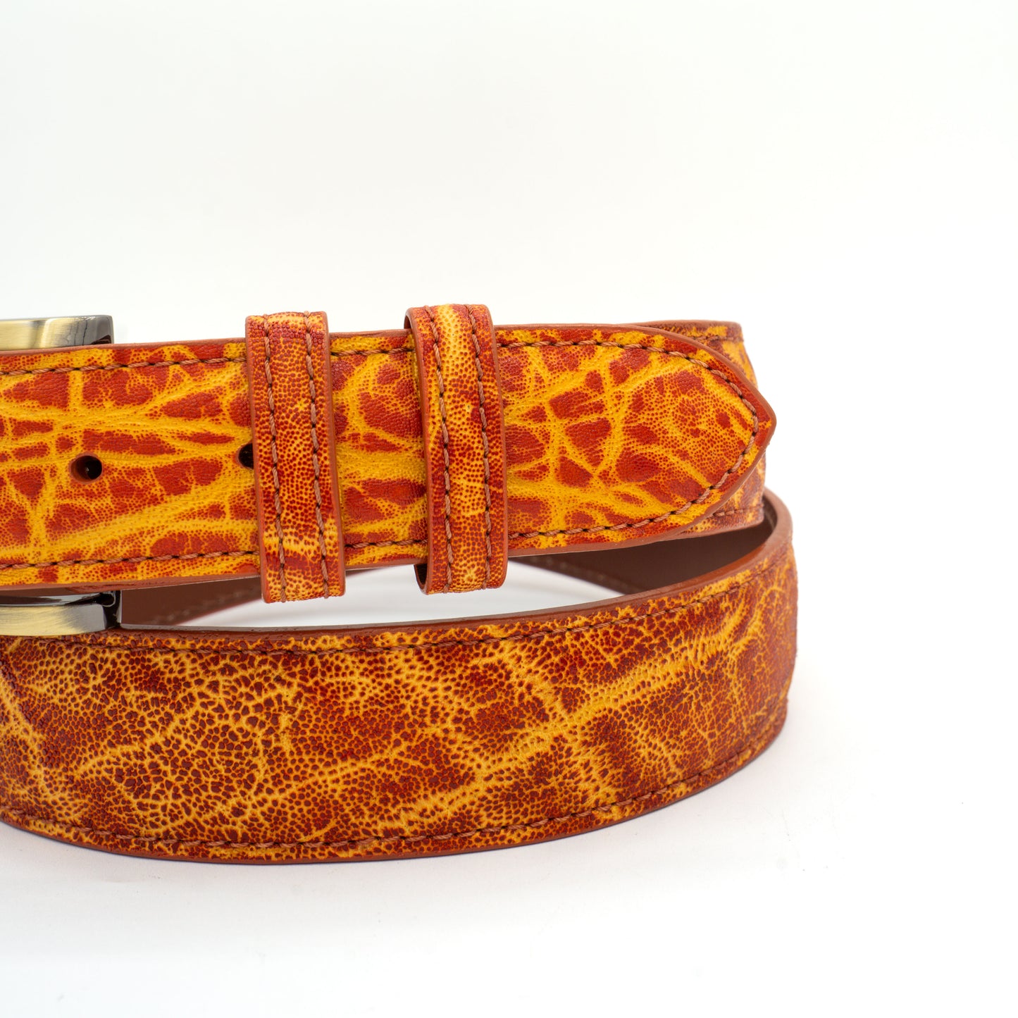Honey Elephant Leather Belt