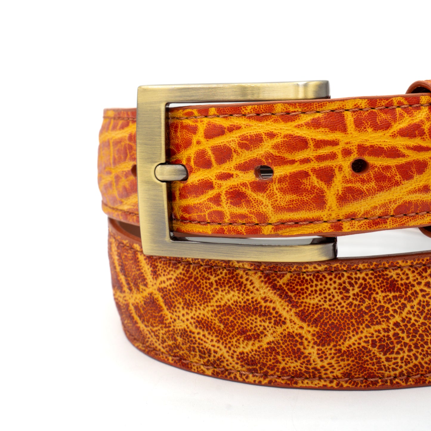 Honey Elephant Leather Belt
