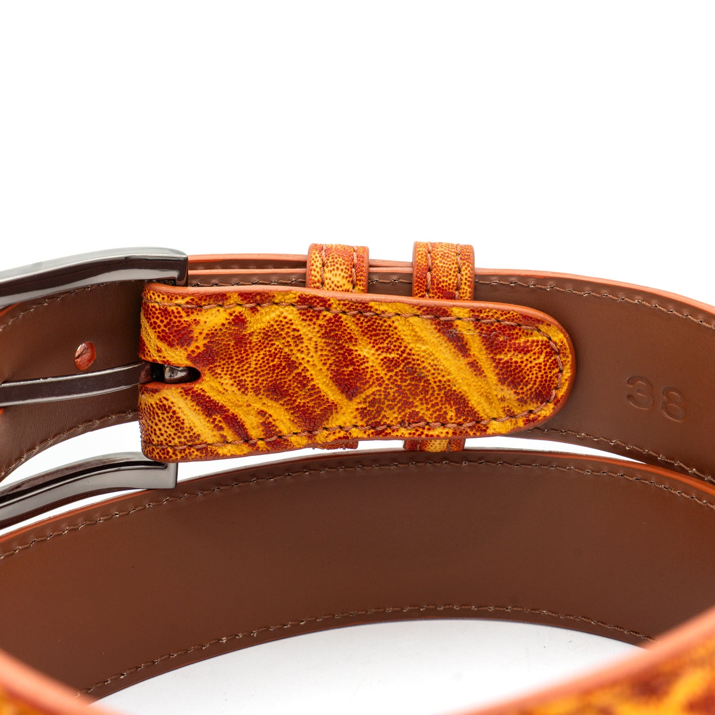 Honey Elephant Leather Belt