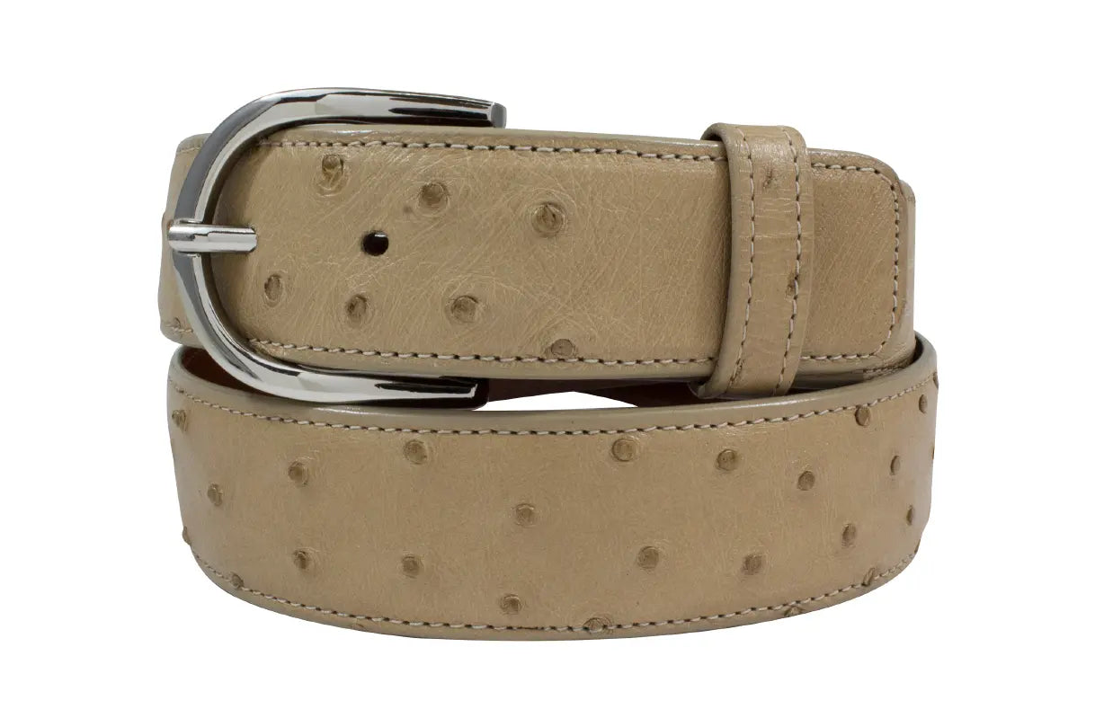 Oryx Full Quill Ostrich Leather Belt