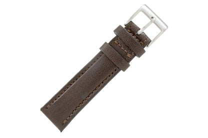 Genuine Goat Brown Leather Watch Strap