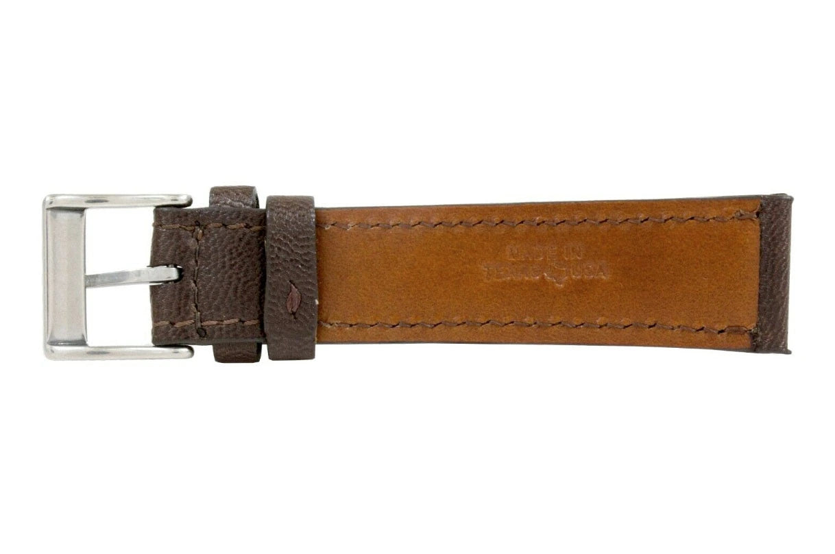 Genuine Goat Brown Leather Watch Strap