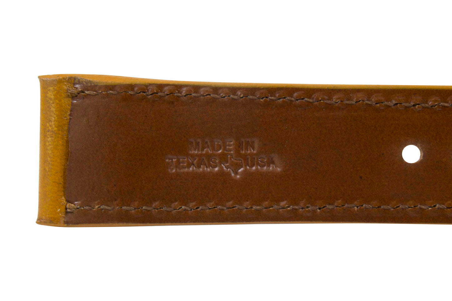 Tan Hand Tooled Sunflower Strap HT5