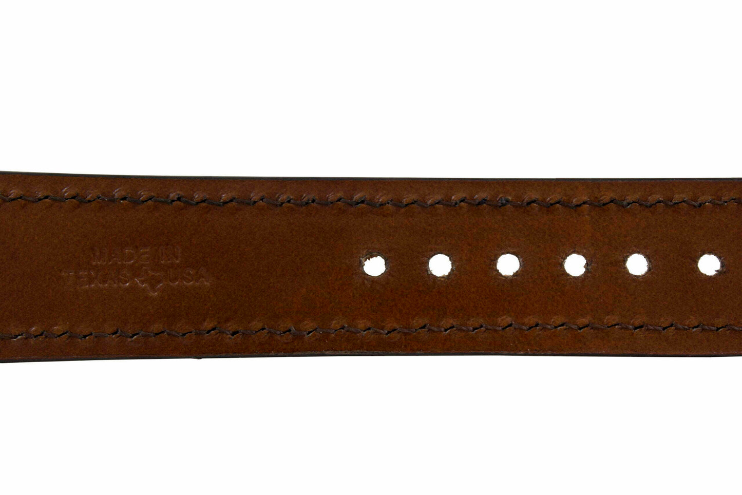 Black Beaver Tail Leather Watch Strap