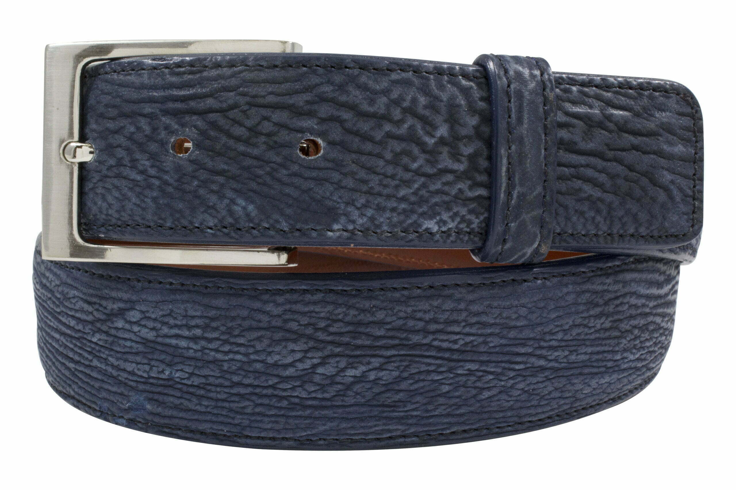 Safari Blue Shark Belt – Artifex Leather Works