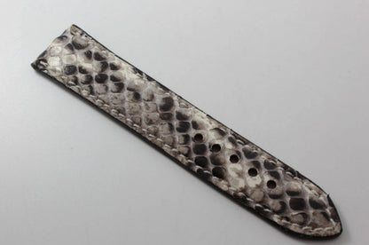 Natural Python Leather Watch Strap