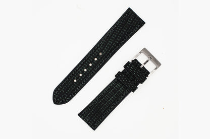 Genuine Washed Green Lizard Leather Watch Strap