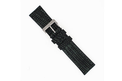 Genuine Washed Green Lizard Leather Watch Strap