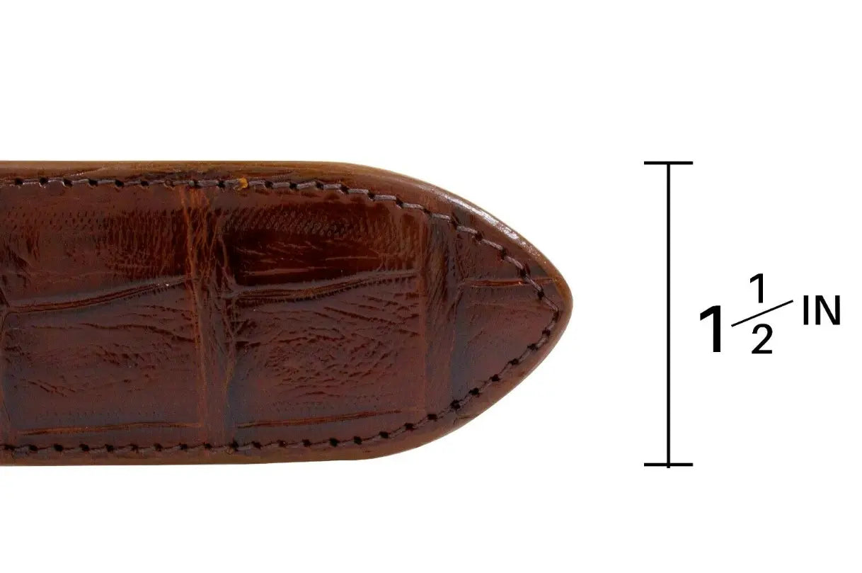 AAA Ultra Brown Alligator Leather Belt