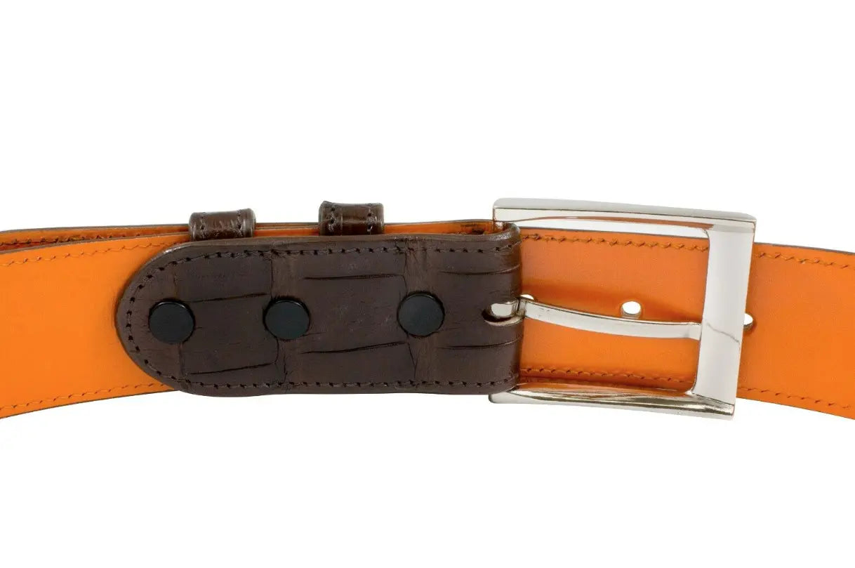 AAA Ultra Brown Alligator Leather Belt